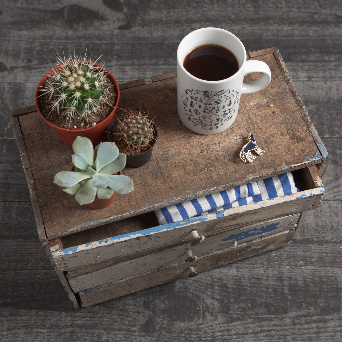 Stay Wild Tall Ceramic Mug - vibeboxshop