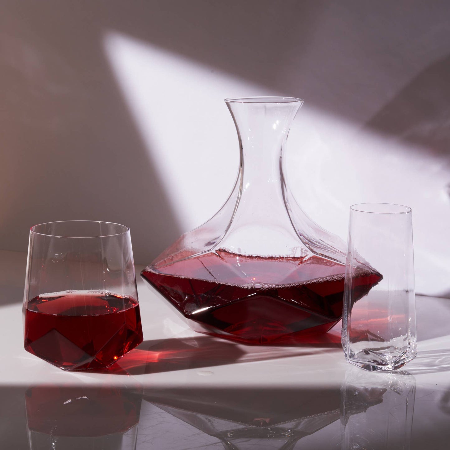 Stemless Crystal Champagne Flutes - Set of 2 - vibeboxshop