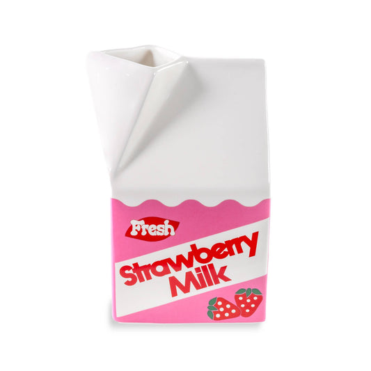 Strawberry Milk Ceramic Vase - vibeboxshop