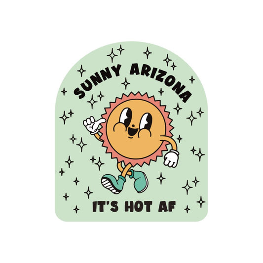 Sunny Arizona Vinyl Sticker - vibeboxshop