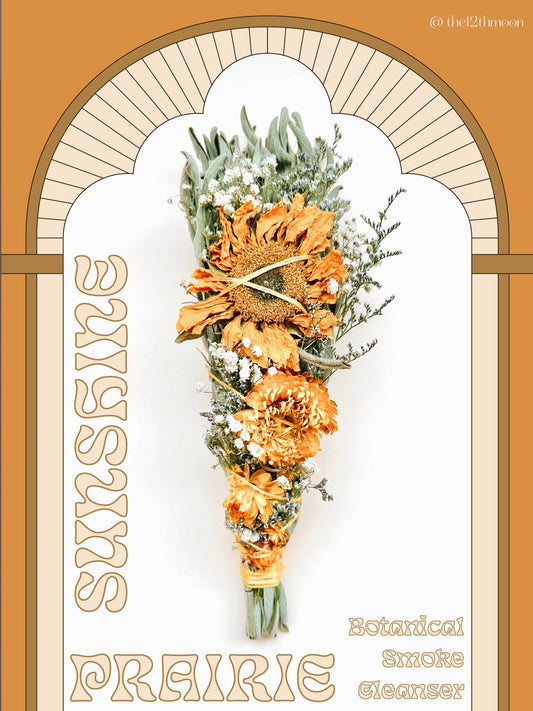 Sunshine Floral Sage Smudge - vibeboxshop
