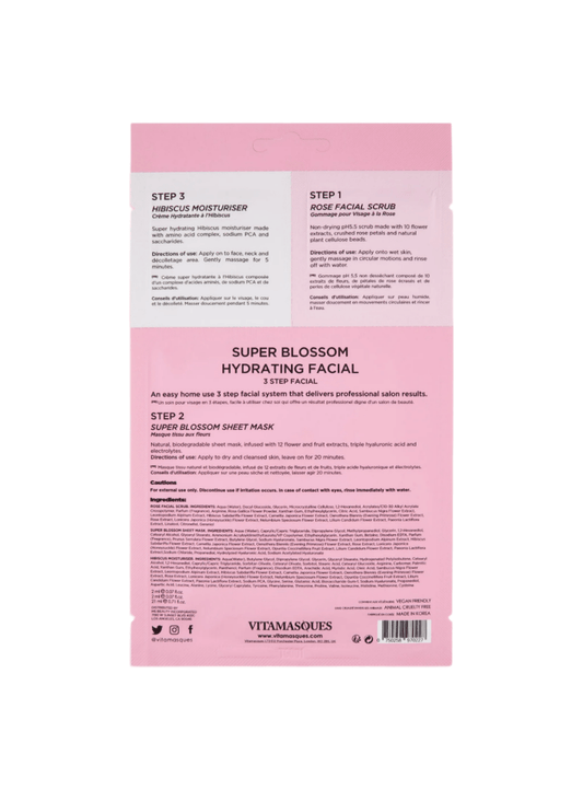 Super Blossom Hydrating Facial - vibeboxshop