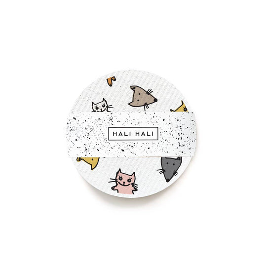 Swedish Dishcloth 3pc Round Set - Animal Lover - vibeboxshop