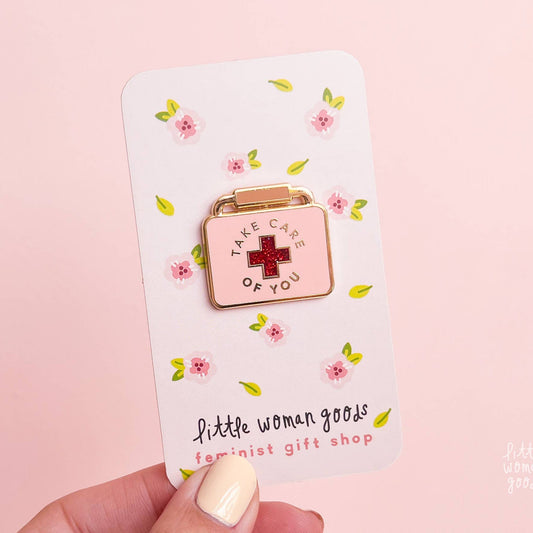Take Care Of You Enamel Pin - vibeboxshop