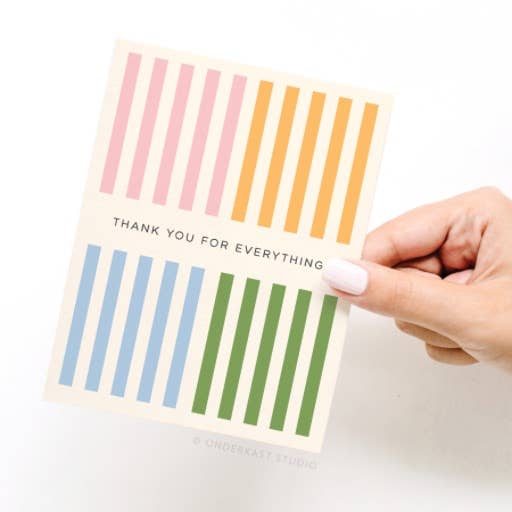 Thank You for Everything Greeting Card - vibeboxshop