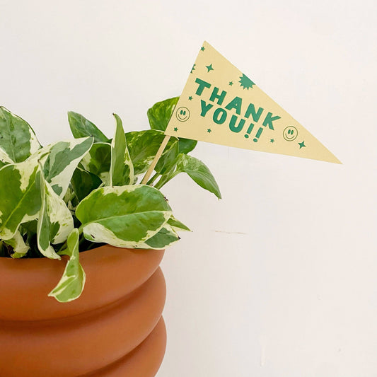 Thank you Plant Flag - vibeboxshop