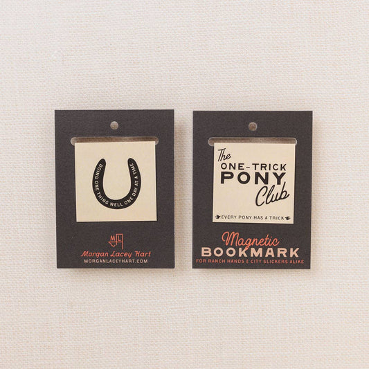 The One - Trick Pony Club Magnetic Bookmark - vibeboxshop