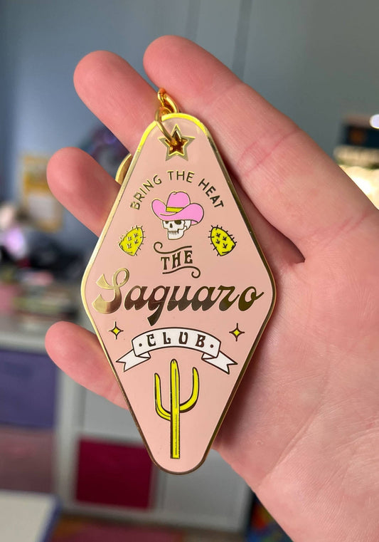 The Saguaro Club Keychain - vibeboxshop