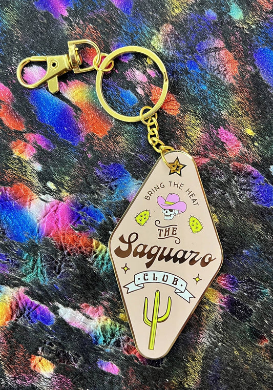 The Saguaro Club Keychain - vibeboxshop