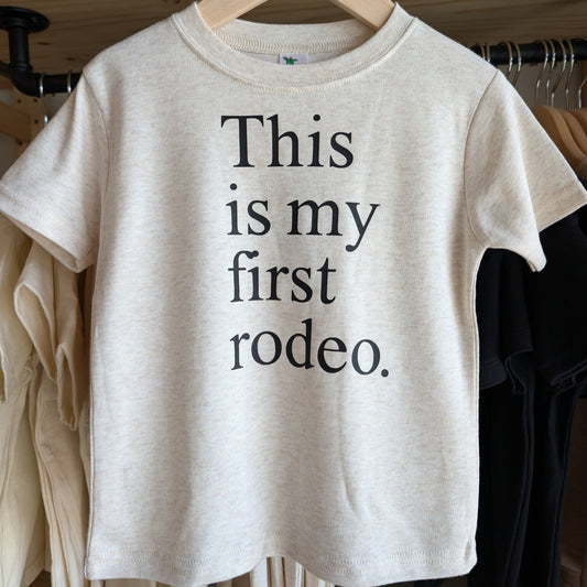 This is My First Rodeo Kids Tee - vibeboxshop