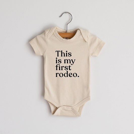 This is My First Rodeo Organic Onesie - vibeboxshop