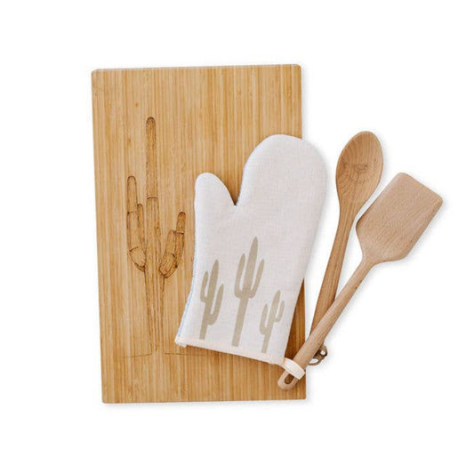 Three Saguaros Oven Mitt - vibeboxshop