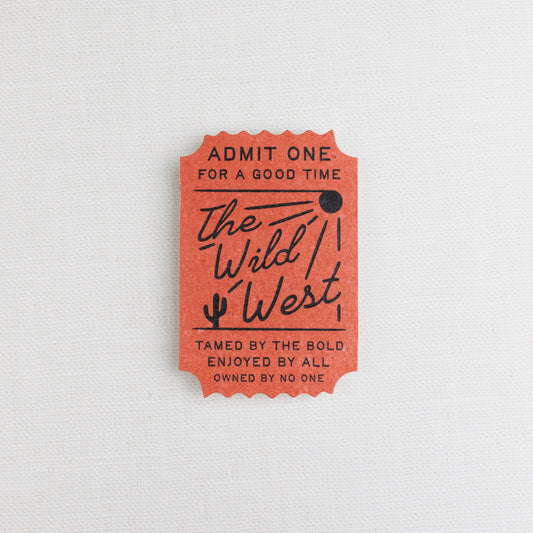 Ticket to the West Card - vibeboxshop