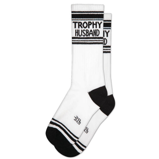 Trophy Husband Gym Crew Socks - vibeboxshop