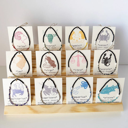 Uplighten Zodiac Binary Code Bracelets - vibeboxshop