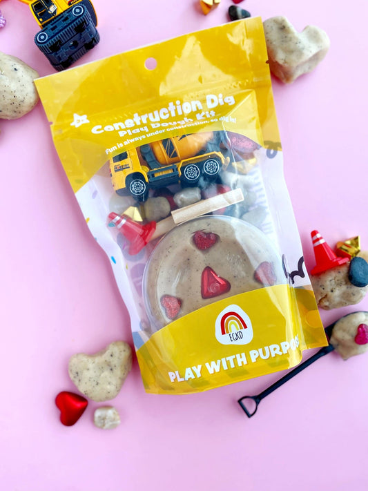 Valentines "I Dig You" Construction KidDough Play Kit - vibeboxshop