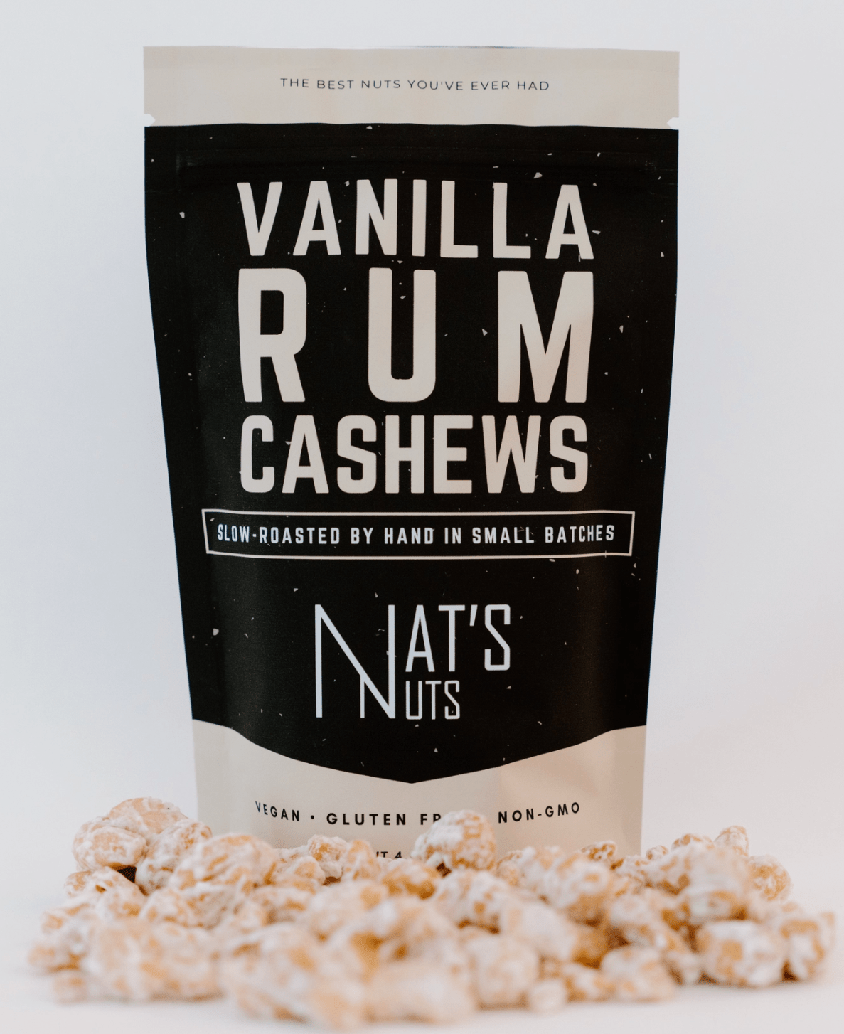 Vanilla Rum Cashews by Nat's Nuts - vibeboxshop