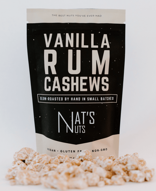Vanilla Rum Cashews by Nat's Nuts - vibeboxshop