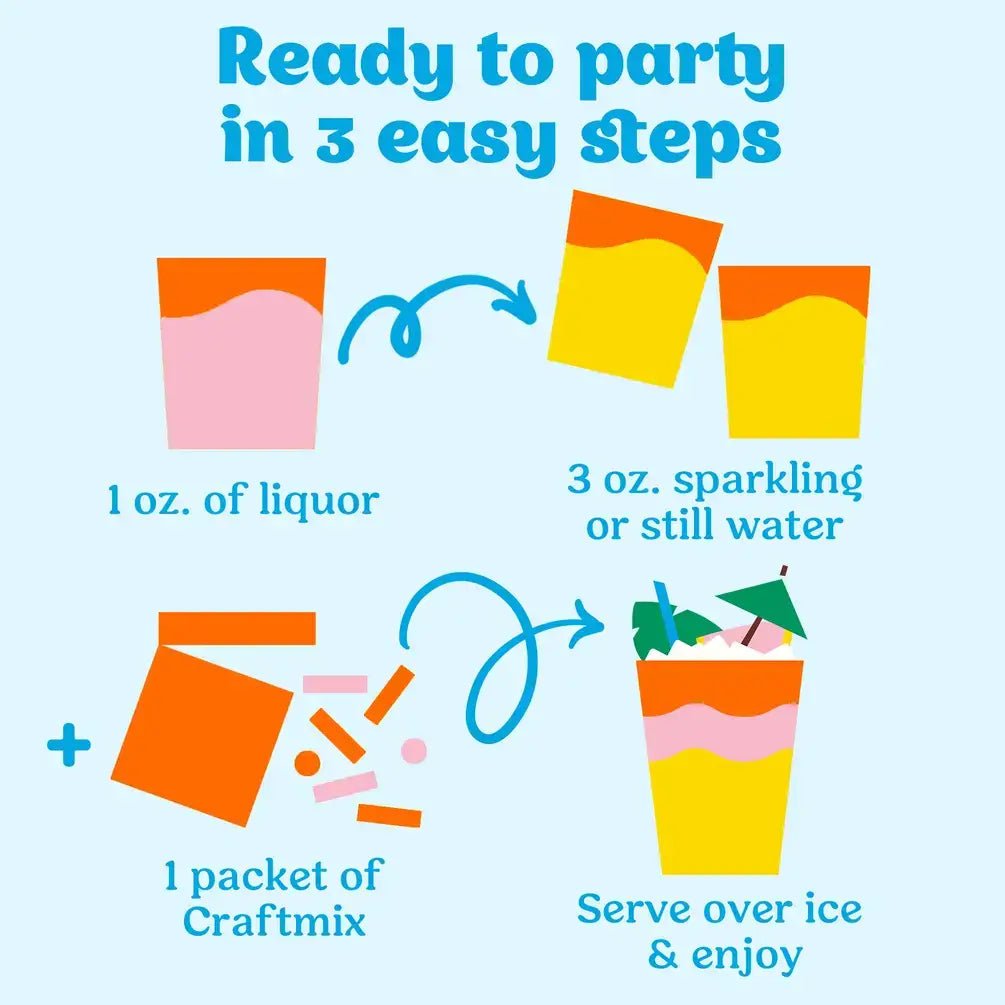 Variety 6 Pack Cocktail Mixers - vibeboxshop