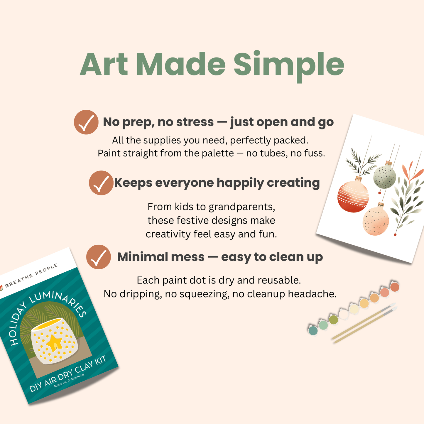 Watercolor Activity Kit – Fall Wreath - vibeboxshop