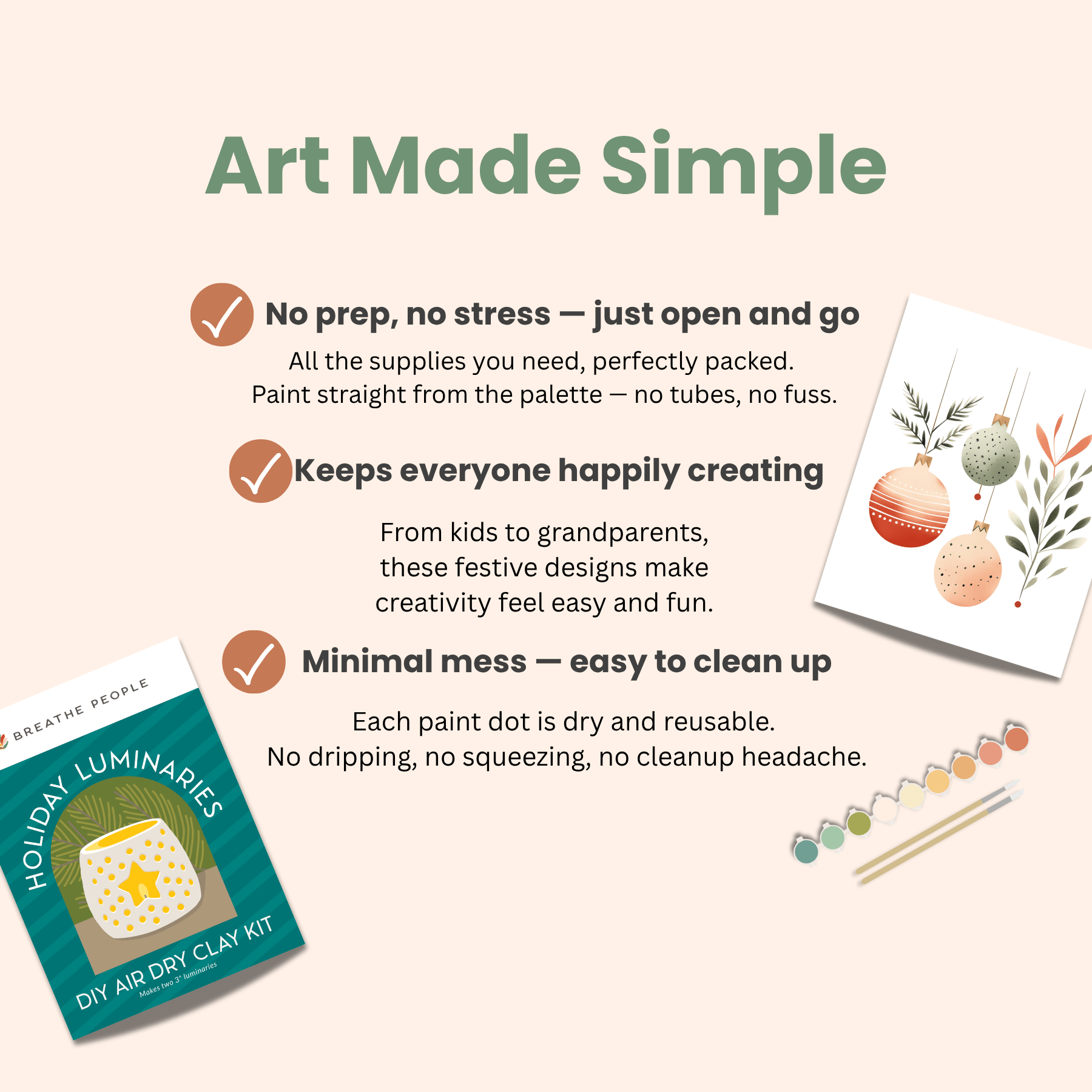 Watercolor Activity Kit – Fall Wreath - vibeboxshop