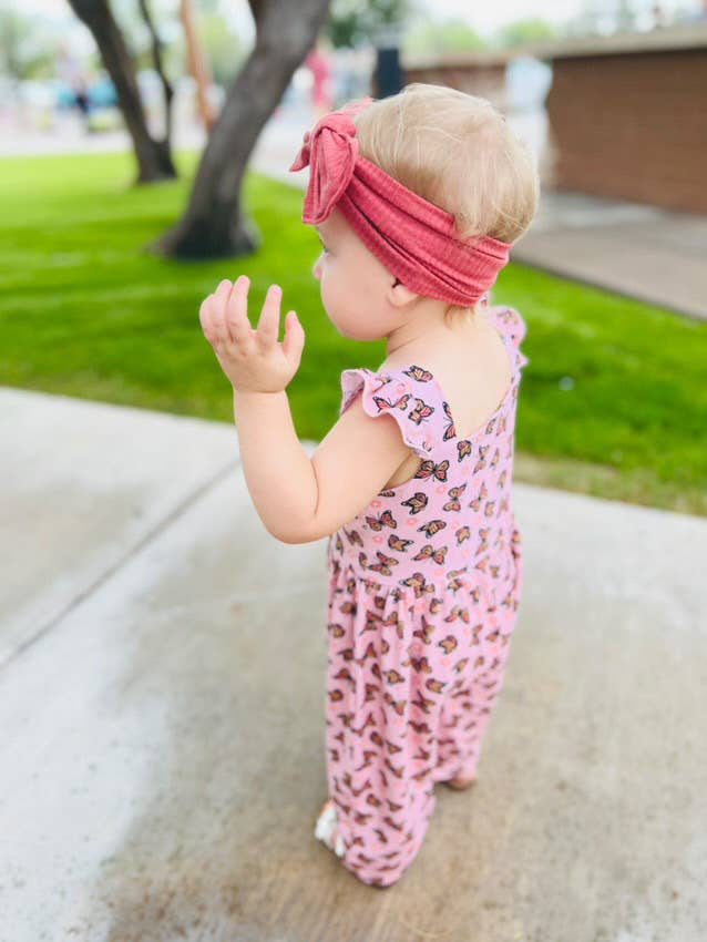 Watermelon Bow Baby Headband - vibeboxshop