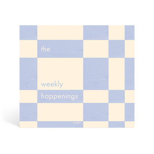 Weekly Happenings Undated List Pad - vibeboxshop