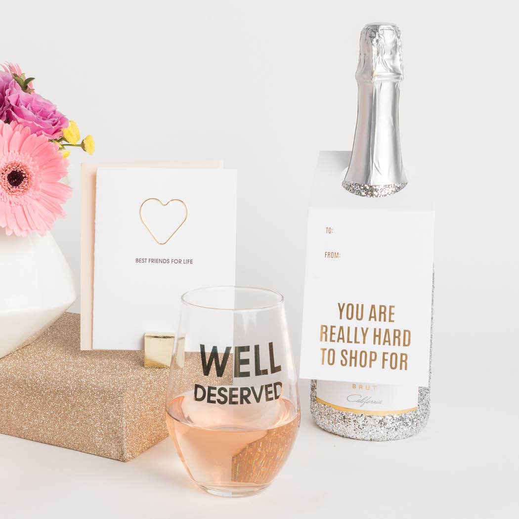 Well Deserved Wine Glass - vibeboxshop