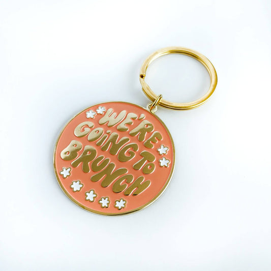 We're Going to Brunch Keychain - vibeboxshop