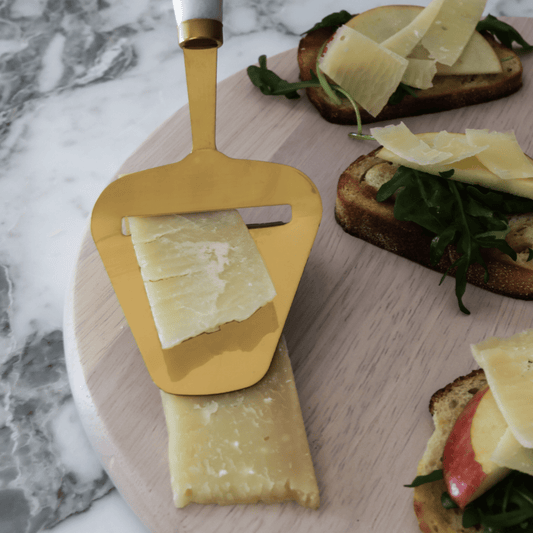 White Marble Handheld Cheese Slicer - vibeboxshop