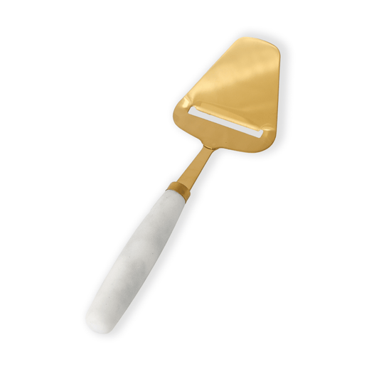 White Marble Handheld Cheese Slicer - vibeboxshop