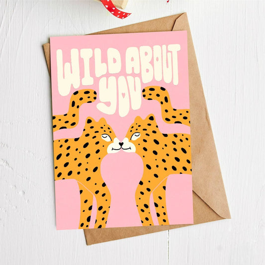 "Wild About You" Greeting Card - vibeboxshop