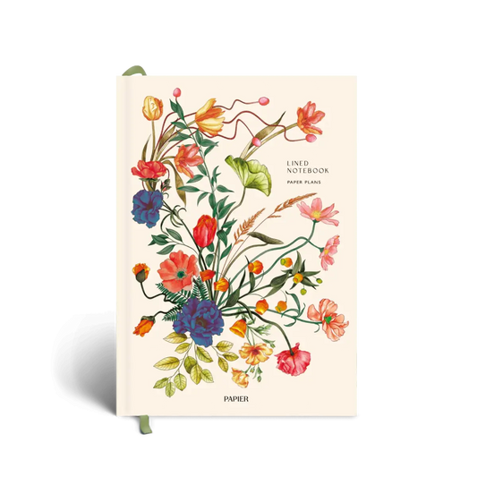 Wild Arrangement Lined Notebook - vibeboxshop