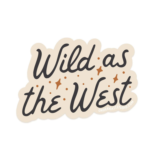 Wild As The West Sticker - vibeboxshop