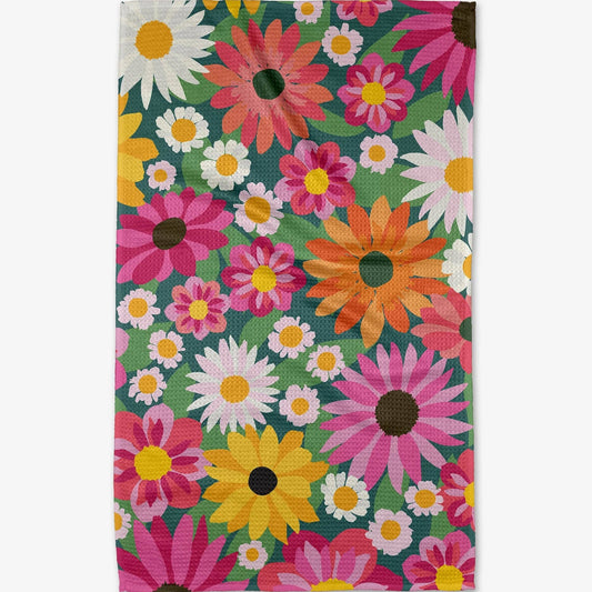 Wild Blooms Tea Towel - vibeboxshop