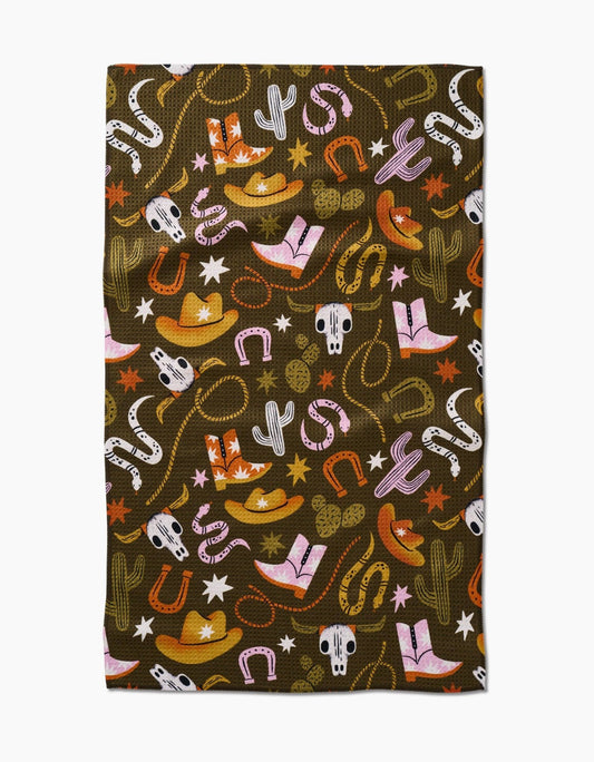 Wild Cowboy Tea Towel - vibeboxshop