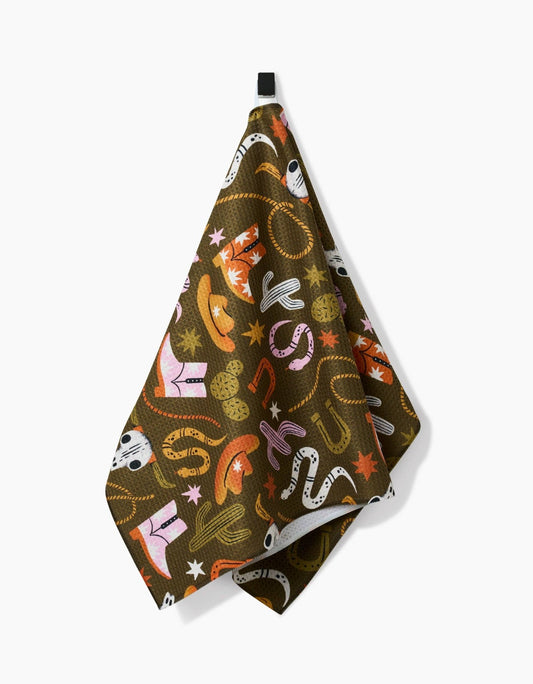 Wild Cowboy Tea Towel - vibeboxshop