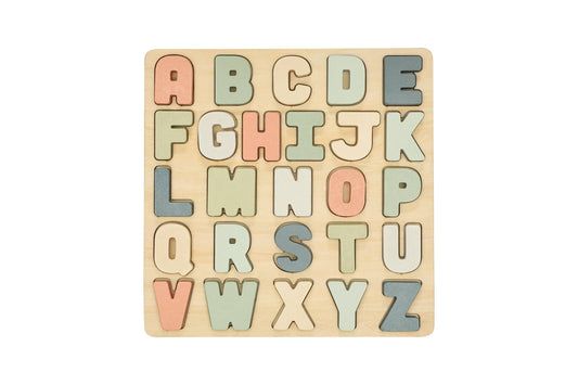 Wooden Alphabet Puzzle - vibeboxshop
