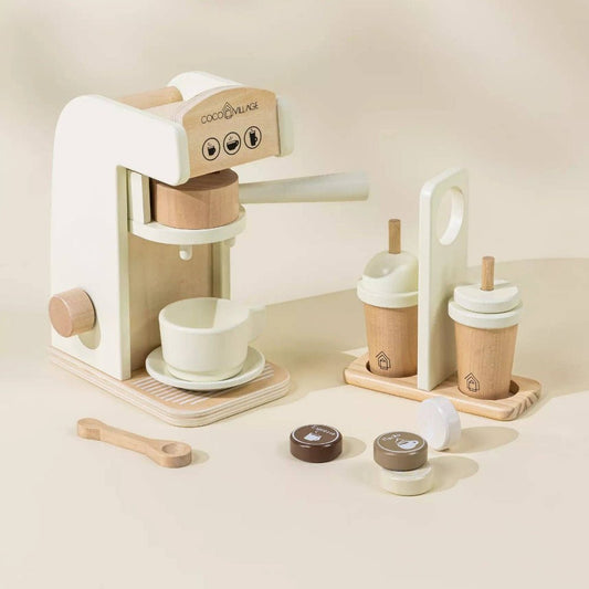 Wooden Coffee Maker Set - vibeboxshop