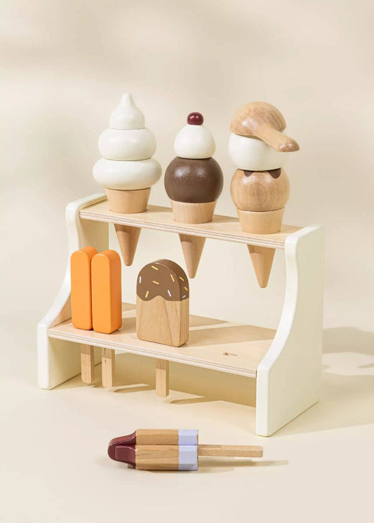 Wooden Ice Cream Stand - vibeboxshop