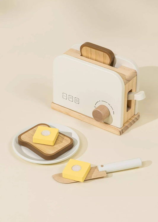 Wooden Play Toaster - vibeboxshop