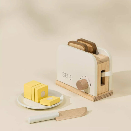 Wooden Play Toaster - vibeboxshop
