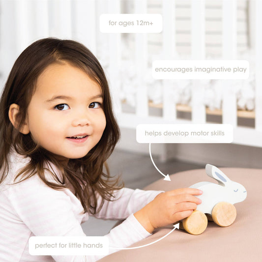 Wooden Toy Bunny - vibeboxshop