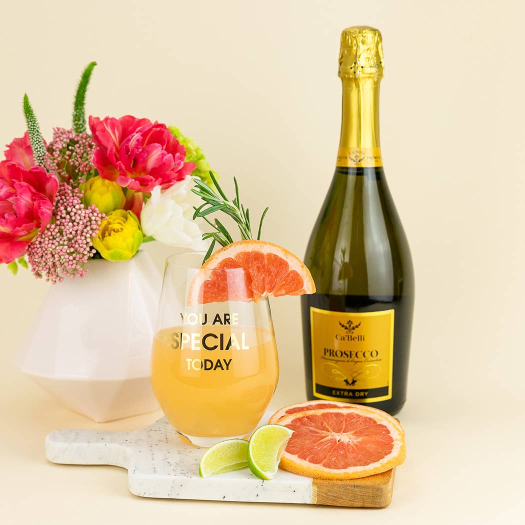 You Are Special Today Wine Glass - vibeboxshop