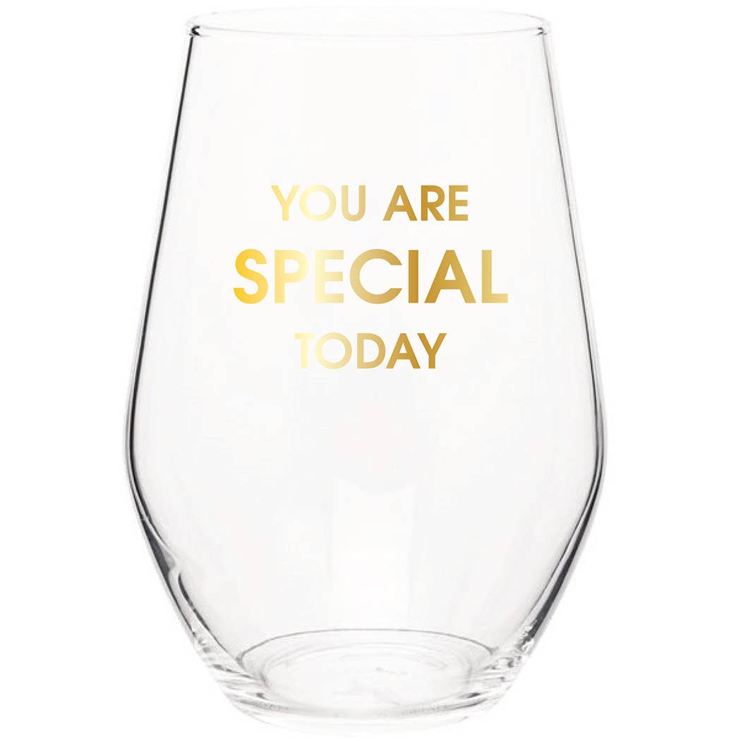 You Are Special Today Wine Glass - vibeboxshop