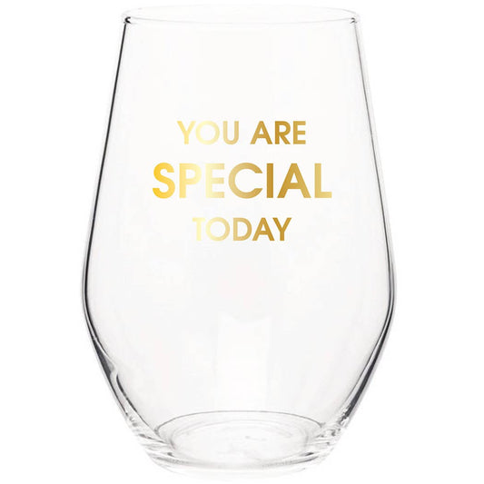 You Are Special Today Wine Glass - vibeboxshop