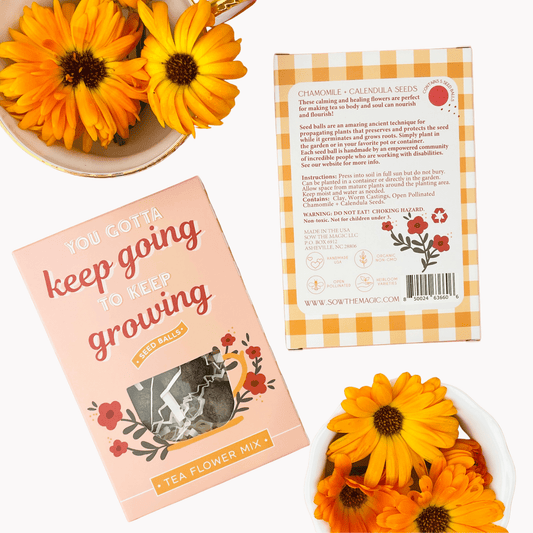 You Gotta Keep Going To Keep Growing Seed Ball Gift Box - vibeboxshop