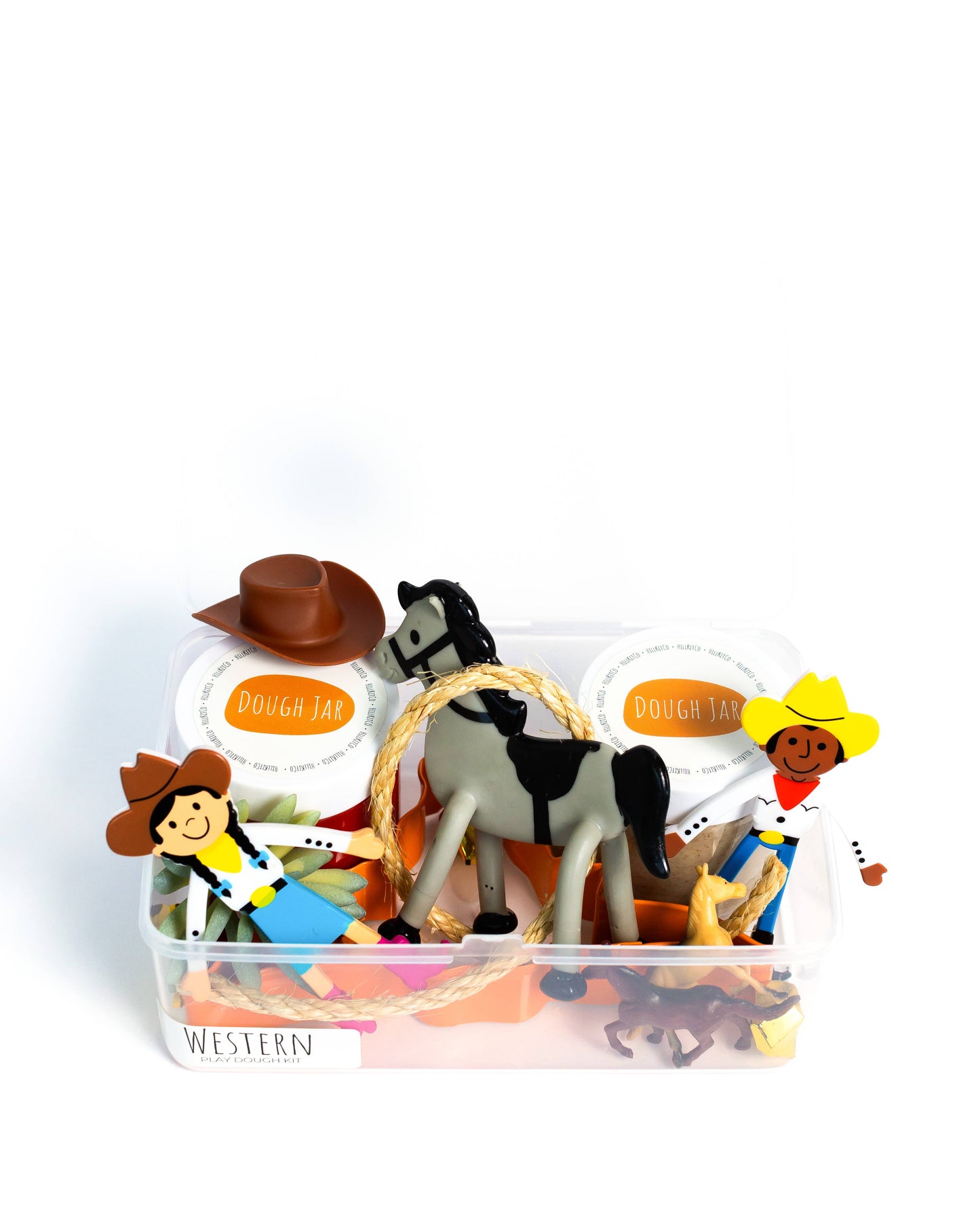 Western Play Dough Kit; Cowboys & Cowgirls Standard Kit