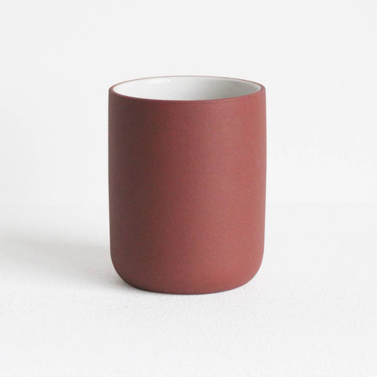 Archive stoneware cup 150 ml | terracotta - vibeboxshop