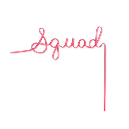 Bachelorette Party Silly Straw - Squad - vibeboxshop